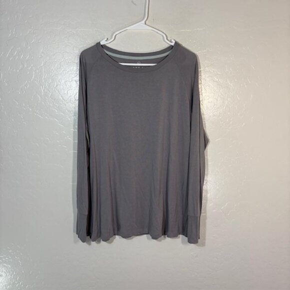 Free Fly Shirt Mens XL Gray Long Sleeve Bamboo Performance Thumbholes Outdoors - Picture 1 of 8